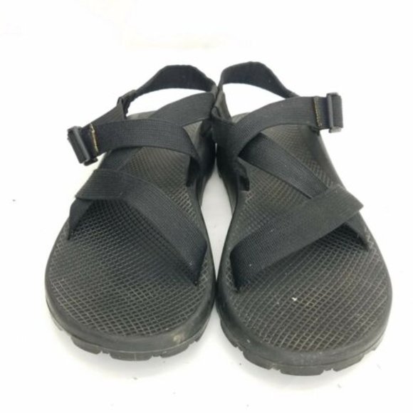 Chaco Z Cloud Black Strappy Sandals Open Toe Water Hiking Shoes Mens Size 11 main image 3